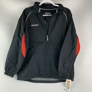 VINTAGE CCM YOUTH Full Zip  Hockey Warm Up Jacket